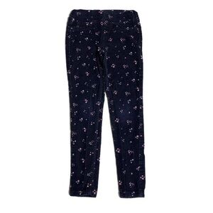 George girls 8Y corduroy mini floral print pants